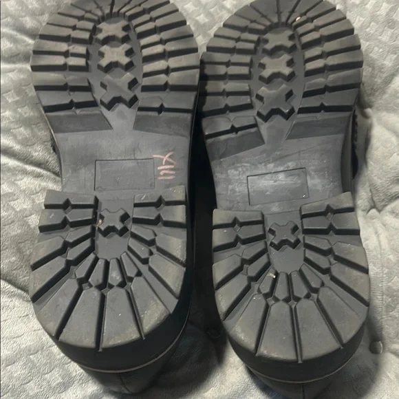 Dolce Vita Black Loafers with Silver Accents - Picture 6 of 9